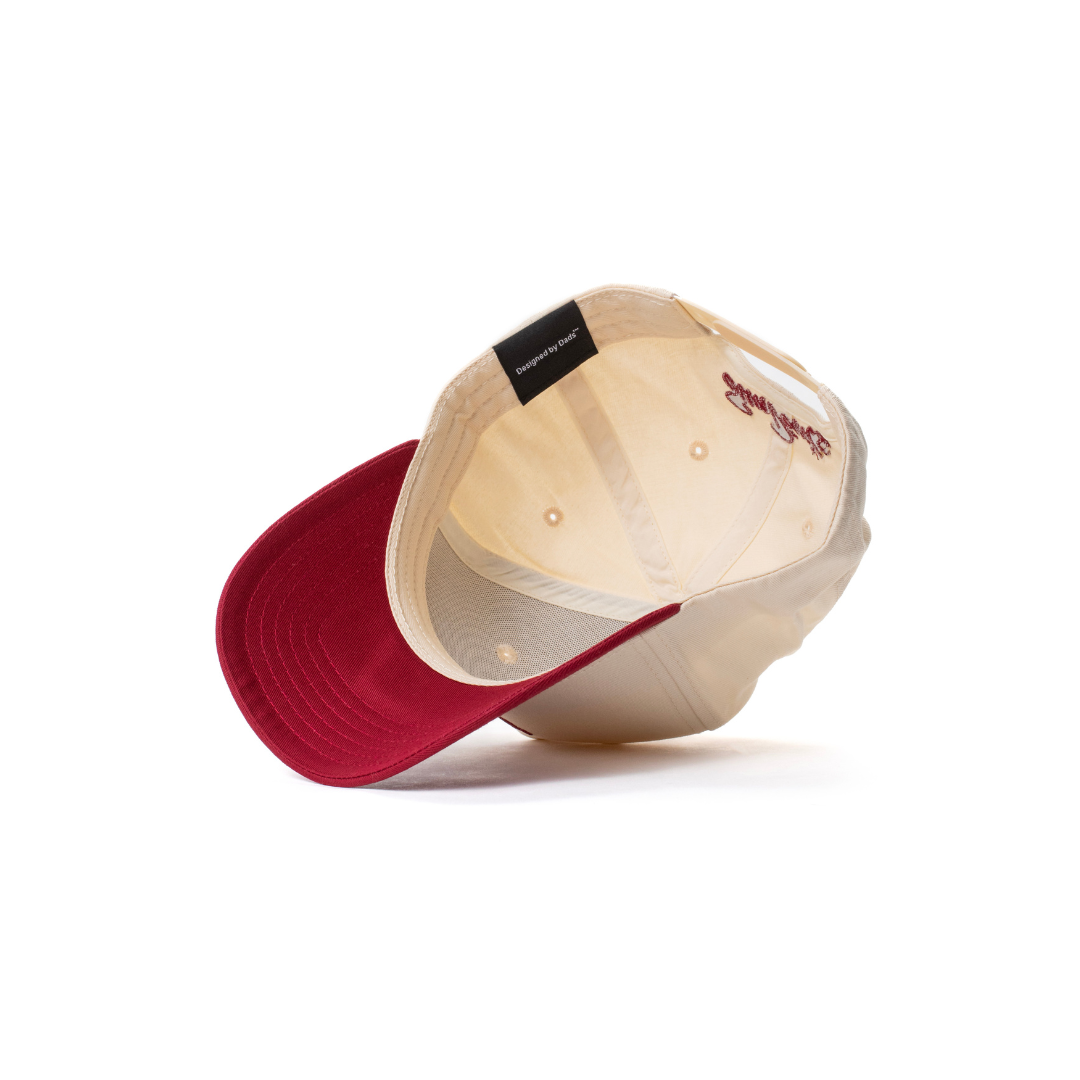 ASU Mascot Snapback Cream & Maroon
