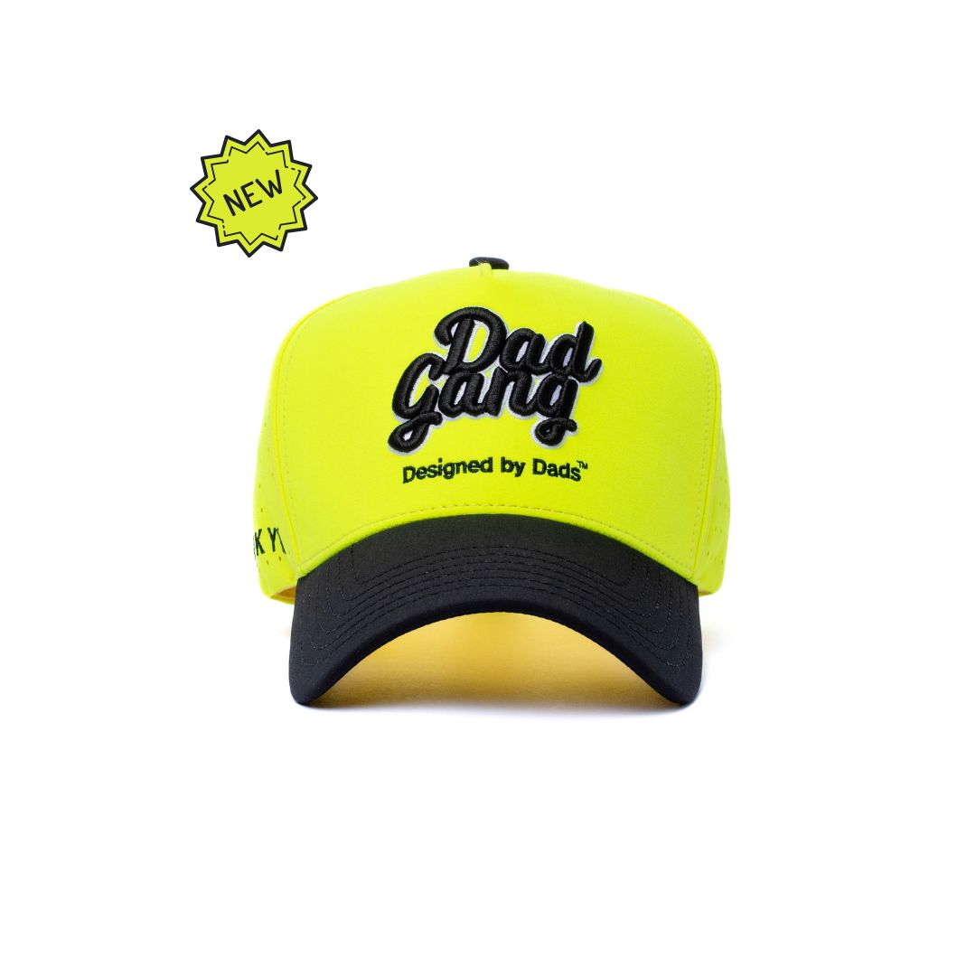Neon Yellow Logo Hat – dadgang.co