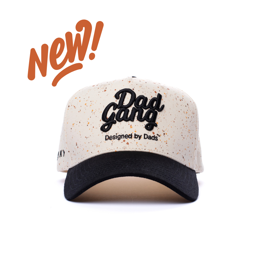 Brick Splatter Logo Hat (Cream/Black)
