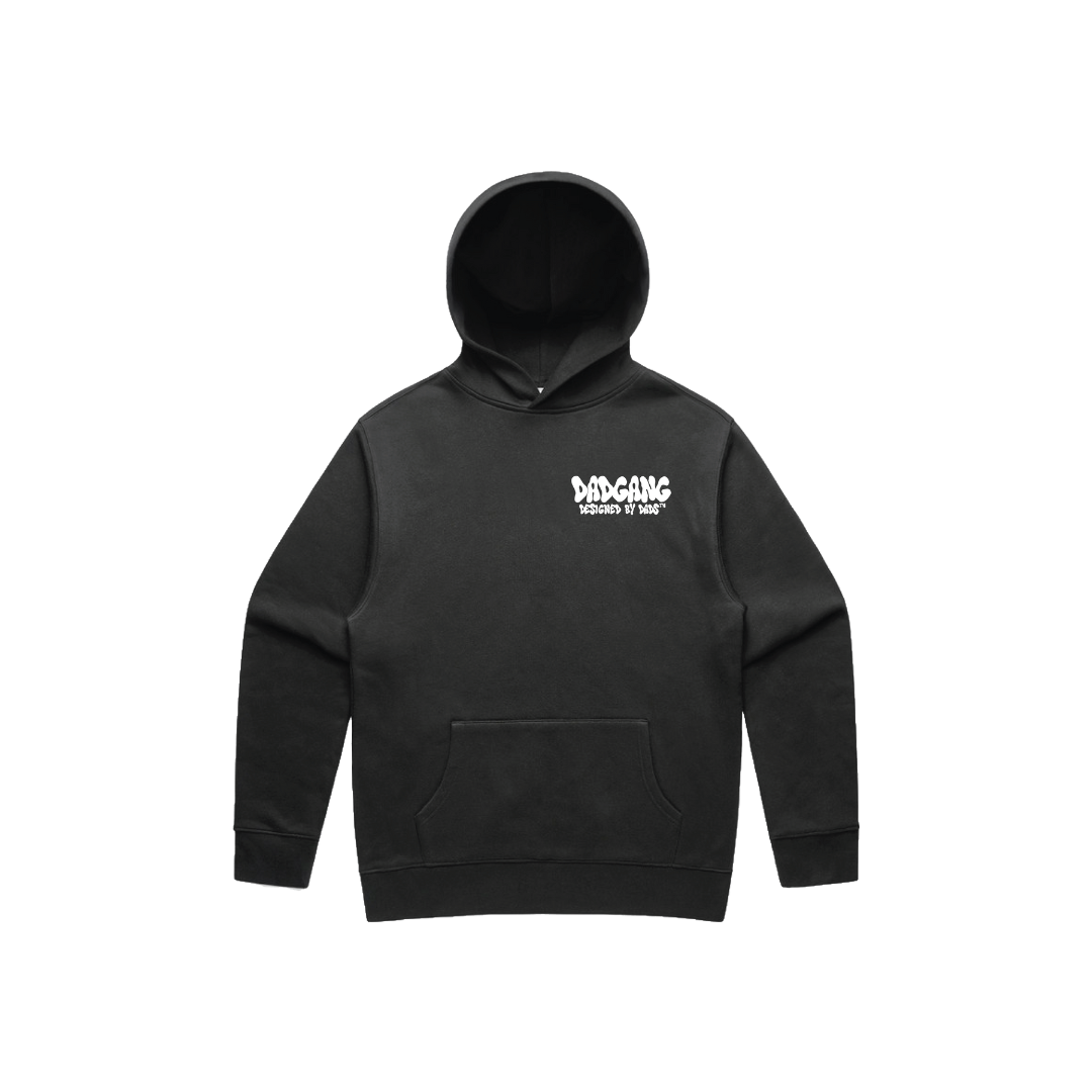 DG Hoodie - Time Flies Faded Black