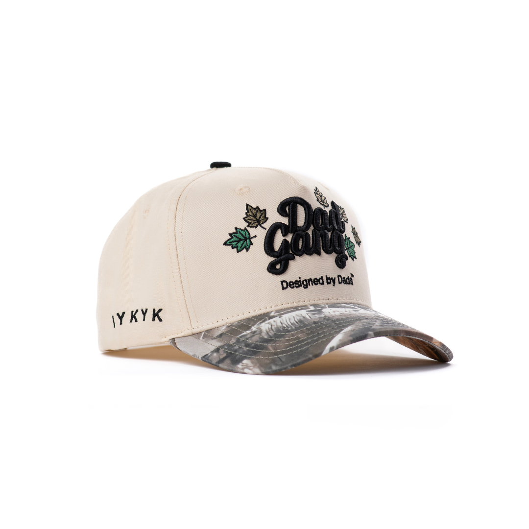 Leaf it to Dad Hat (Cream/Camo)