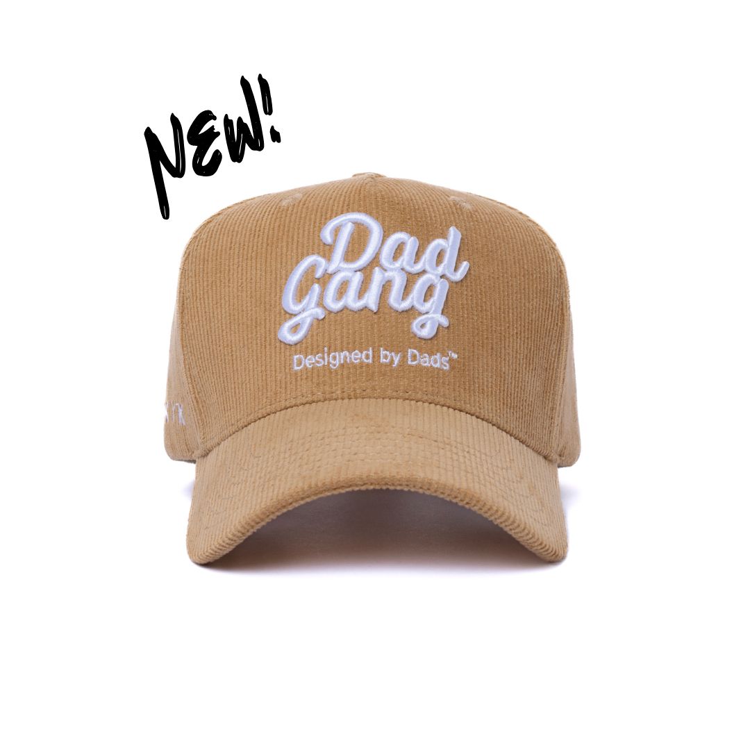 CORDADROY LOGO - Tan/White – dadgang.co