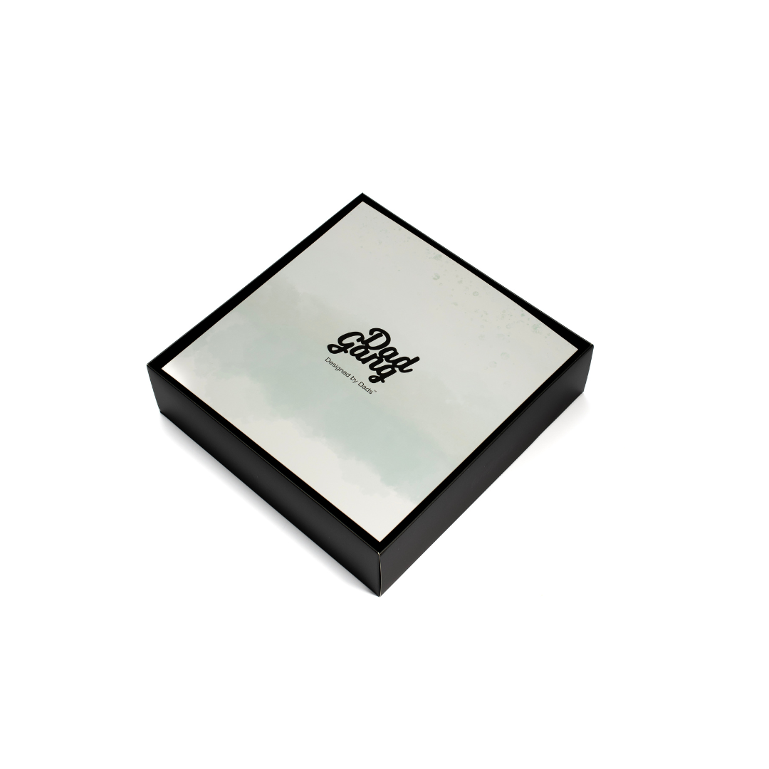 Dad Gang Beanie Box (Black and Olive) 2 Pack