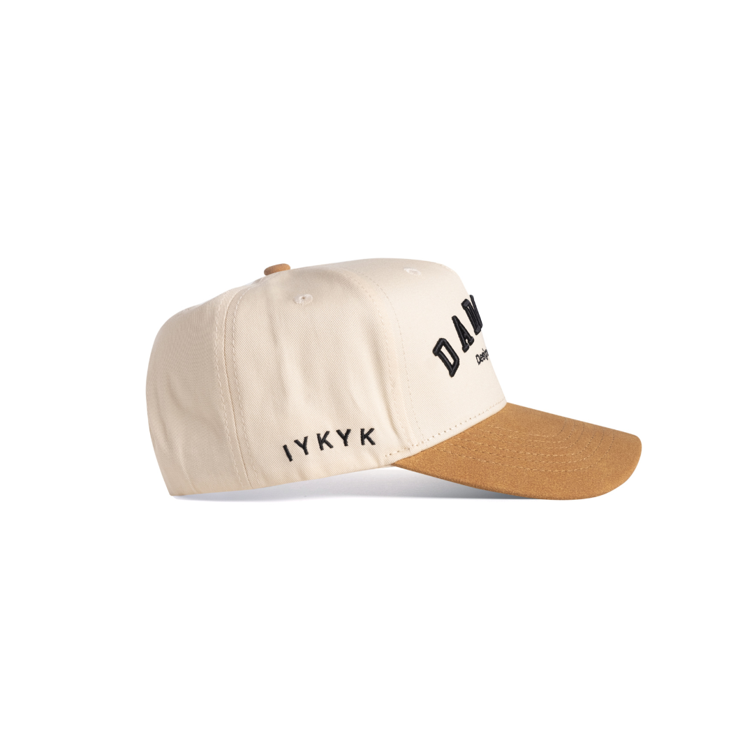 Suede Script Snapback