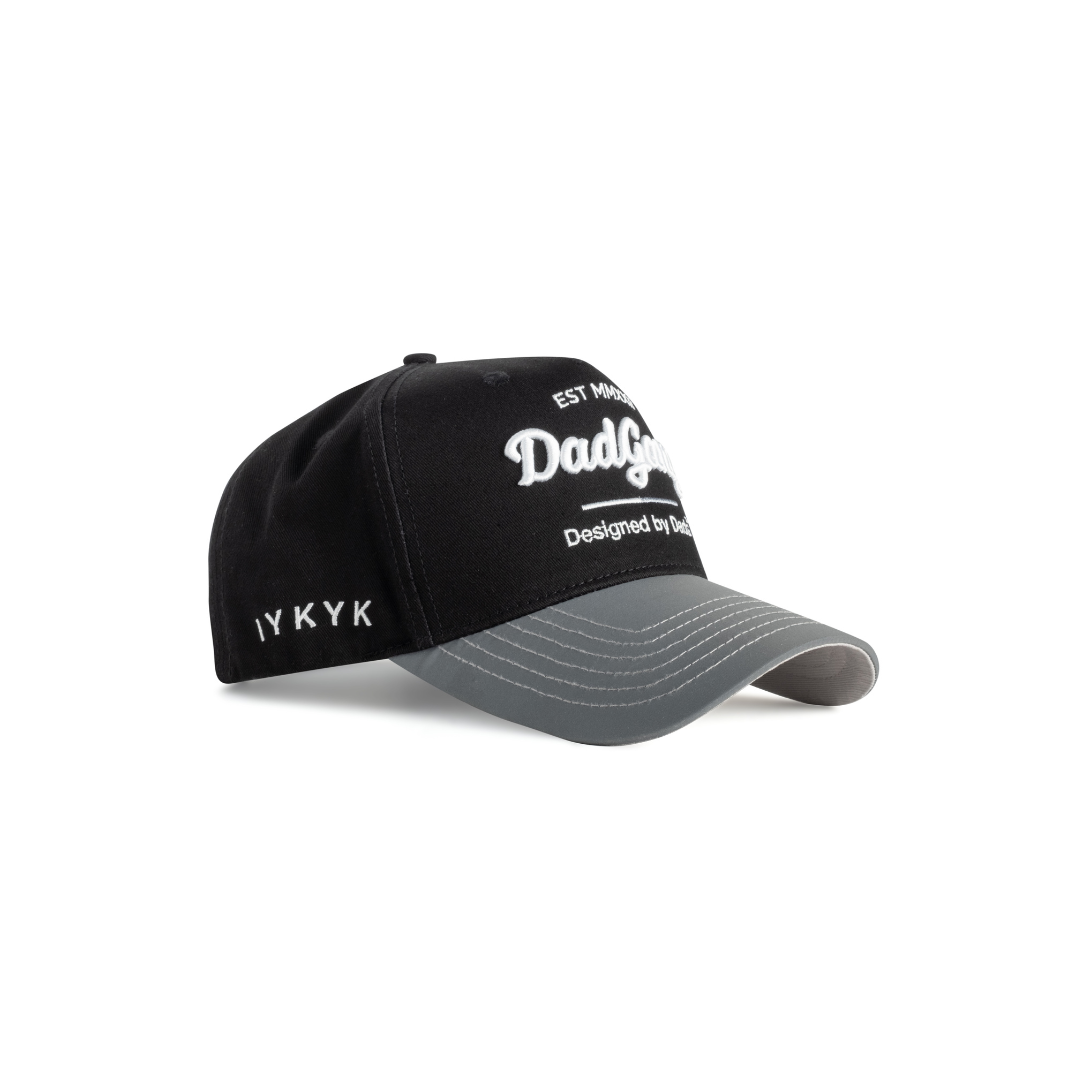 Reflective Bill Black/Silver Horsepower