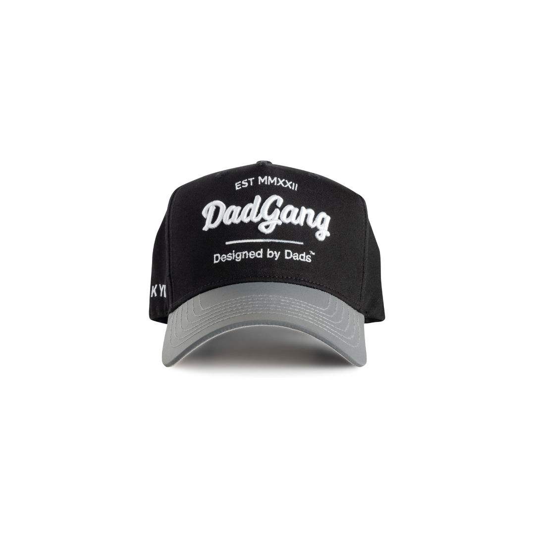 Reflective Bill Black/Silver Horsepower