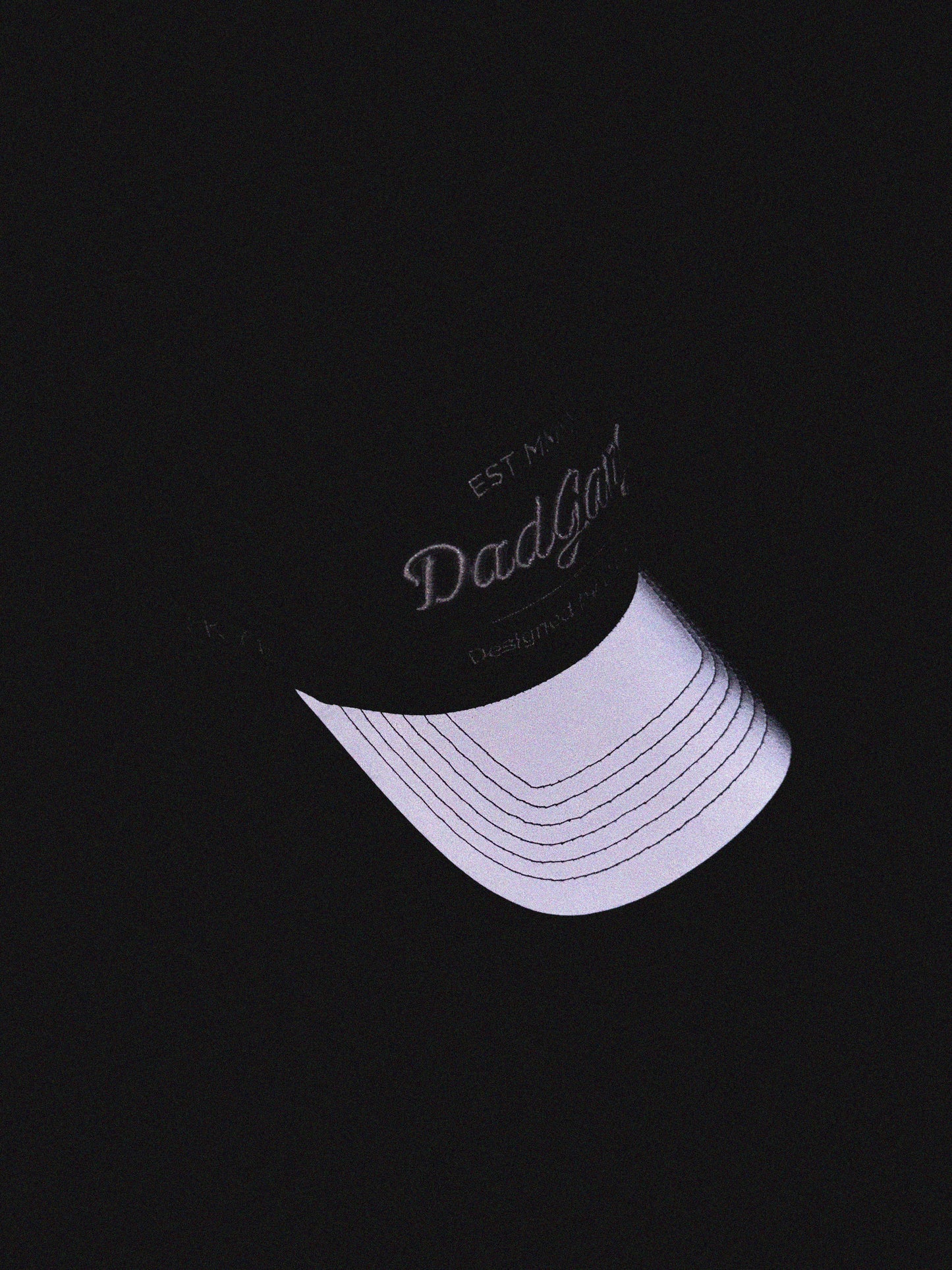 Reflective Bill Black/Silver Horsepower
