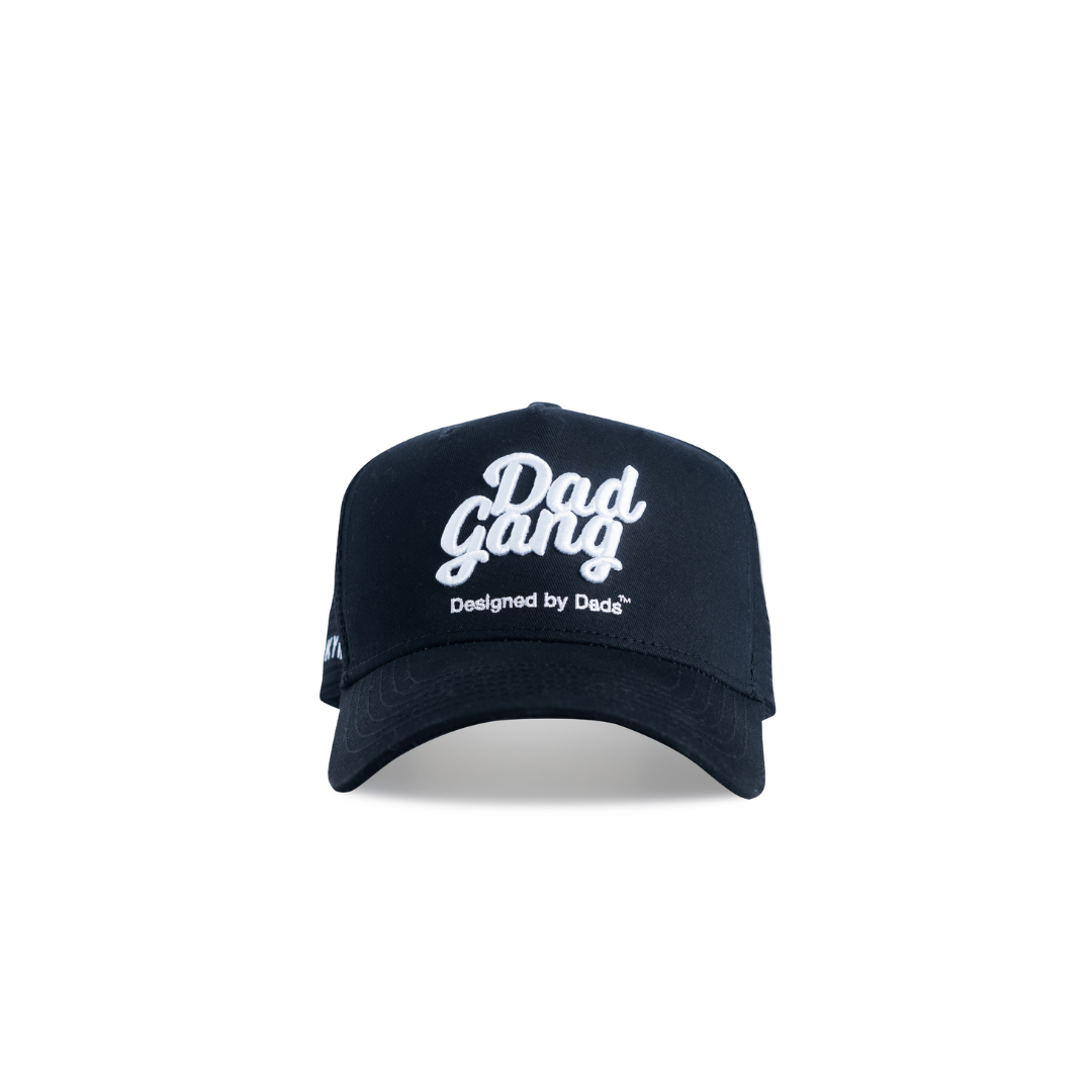 Black and White Snapback (no mesh in back)