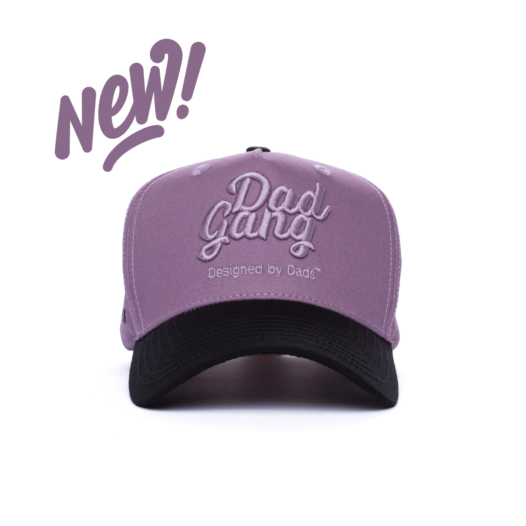 Purp on Purp Dad Gang Logo Hat