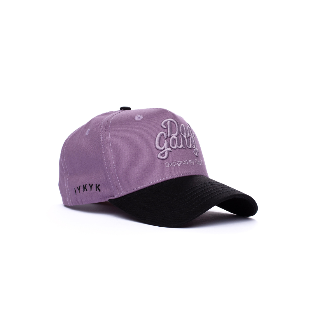 Purp on Purp Dad Gang Logo Hat