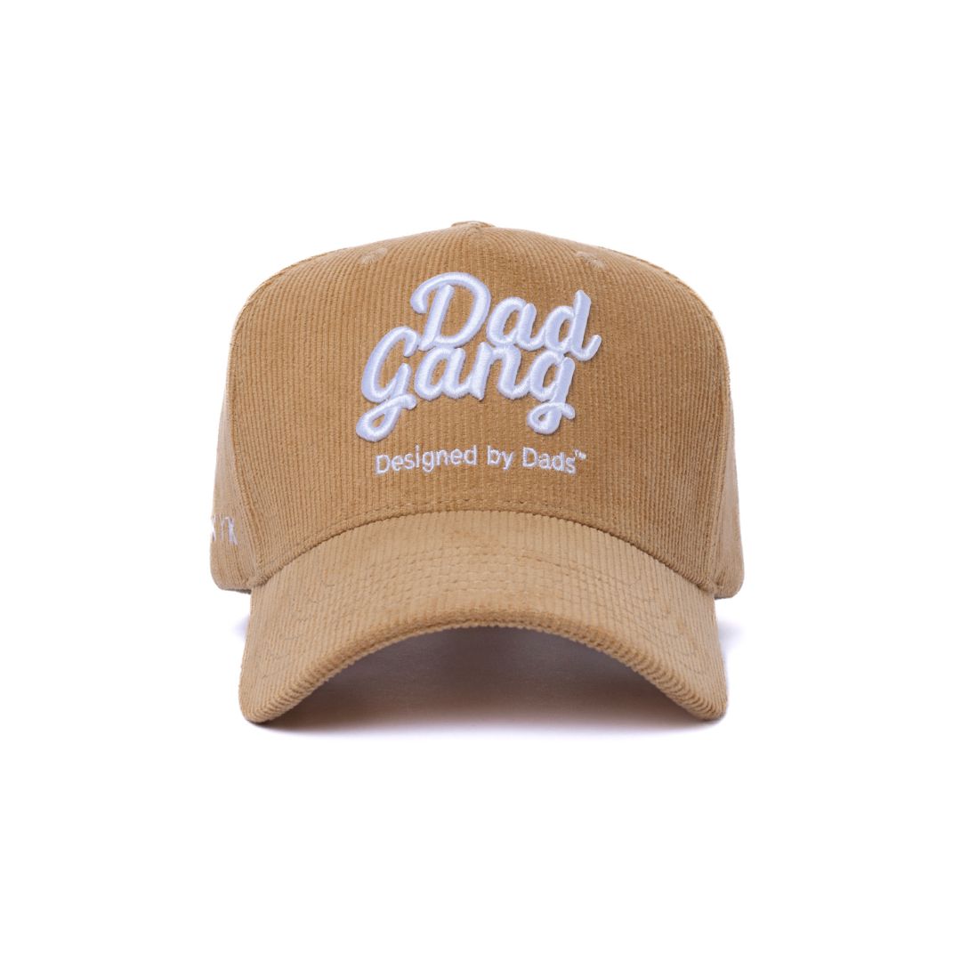 CORDADROY LOGO - Tan/White