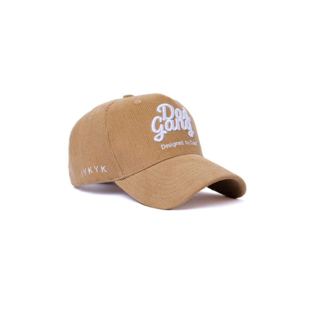 CORDADROY LOGO - Tan/White