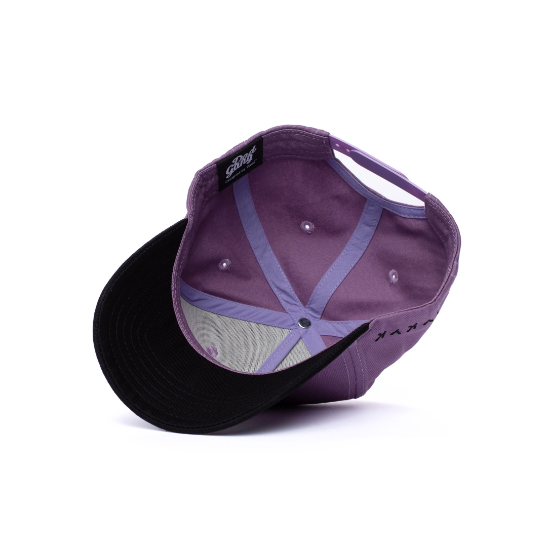 Purp on Purp Dad Gang Logo Hat