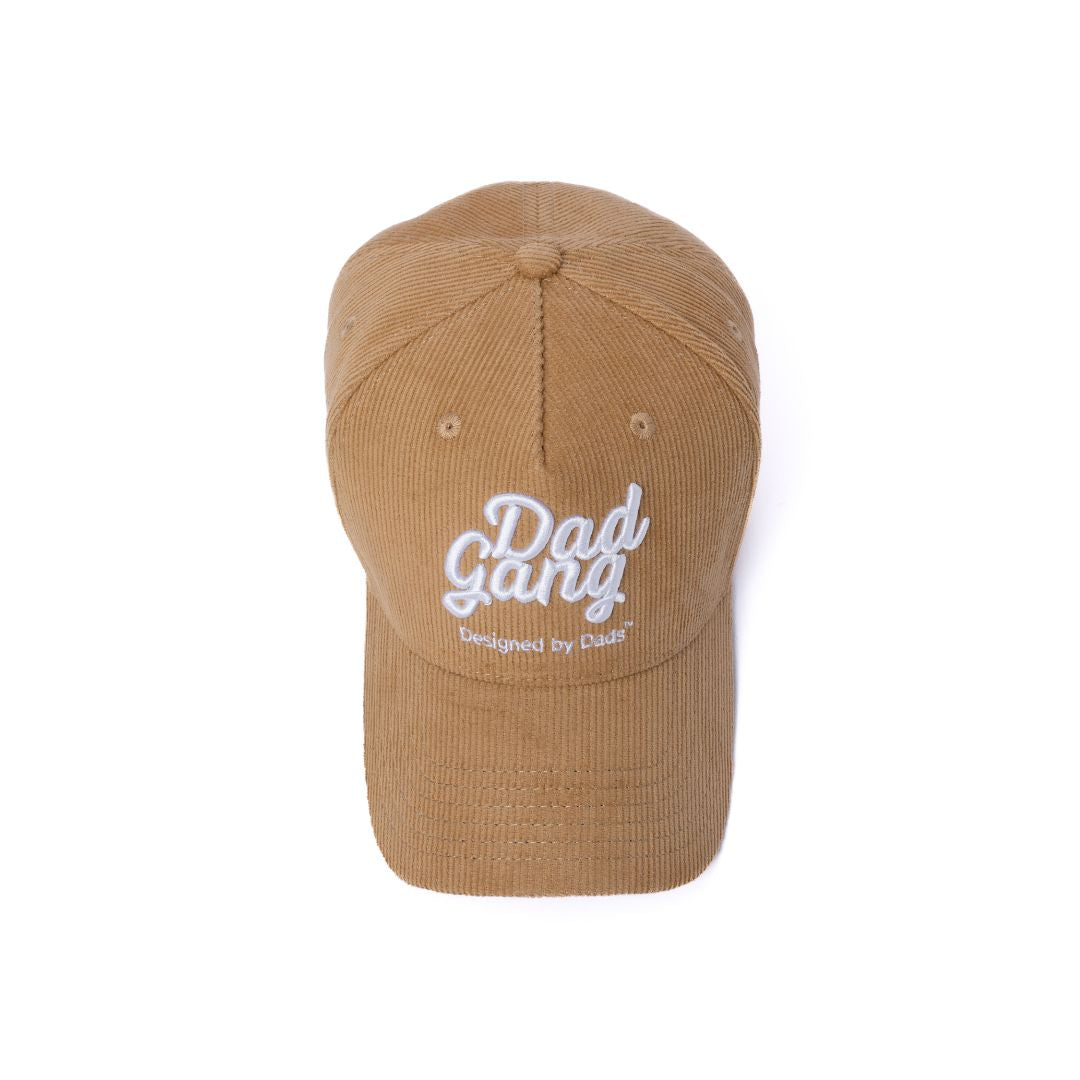 CORDADROY LOGO - Tan/White