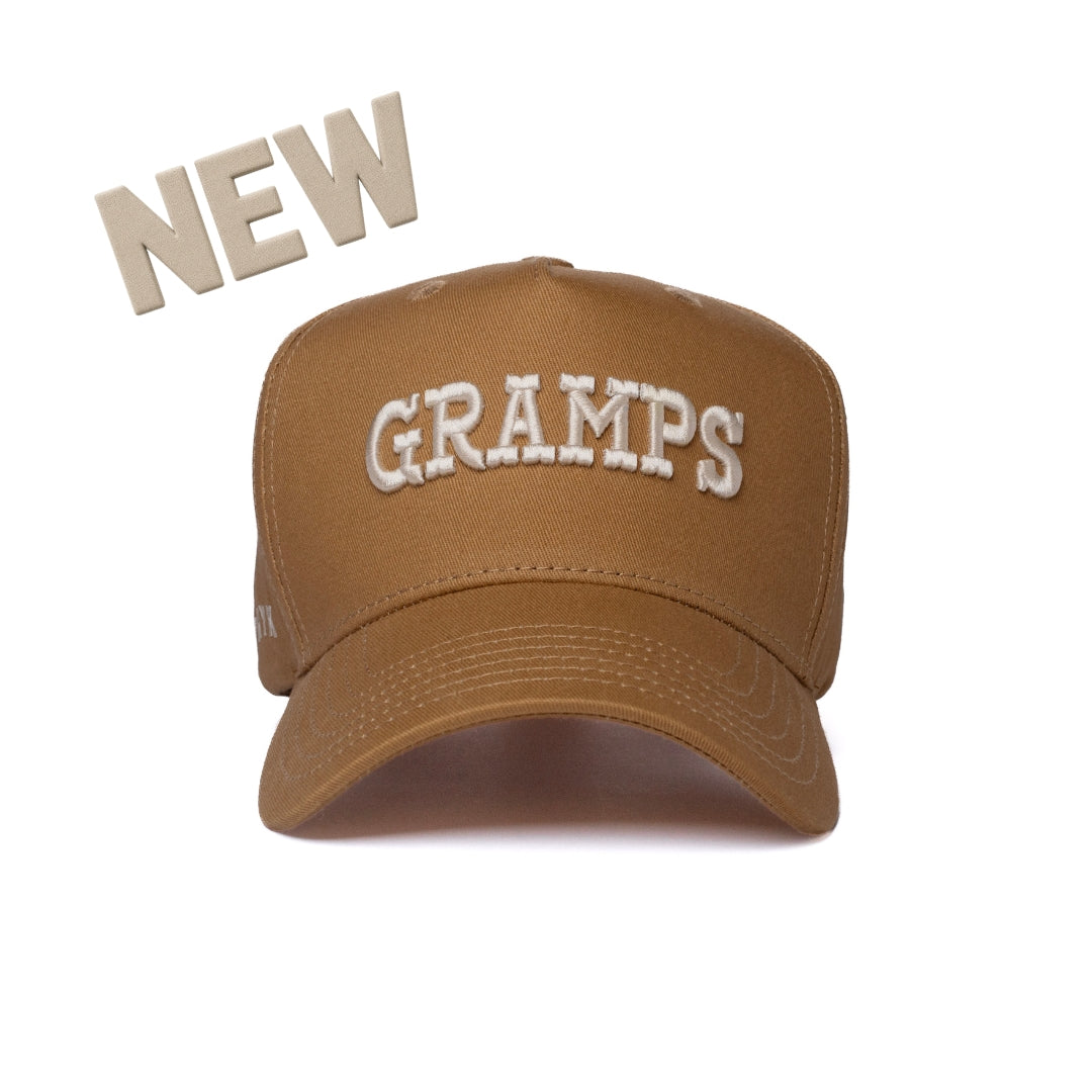 Gramps Hat (Brown/Cream)