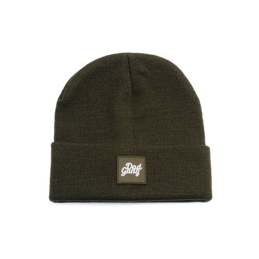 Dad Gang Logo Beanie - Olive