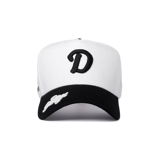 On The Brim - White/Black Logo