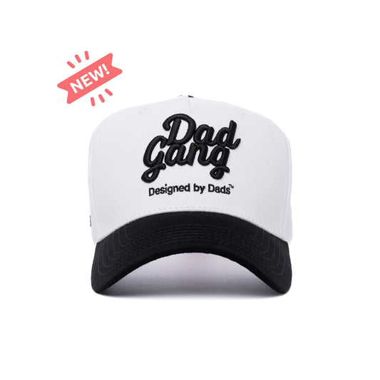 White & Black Logo Hat