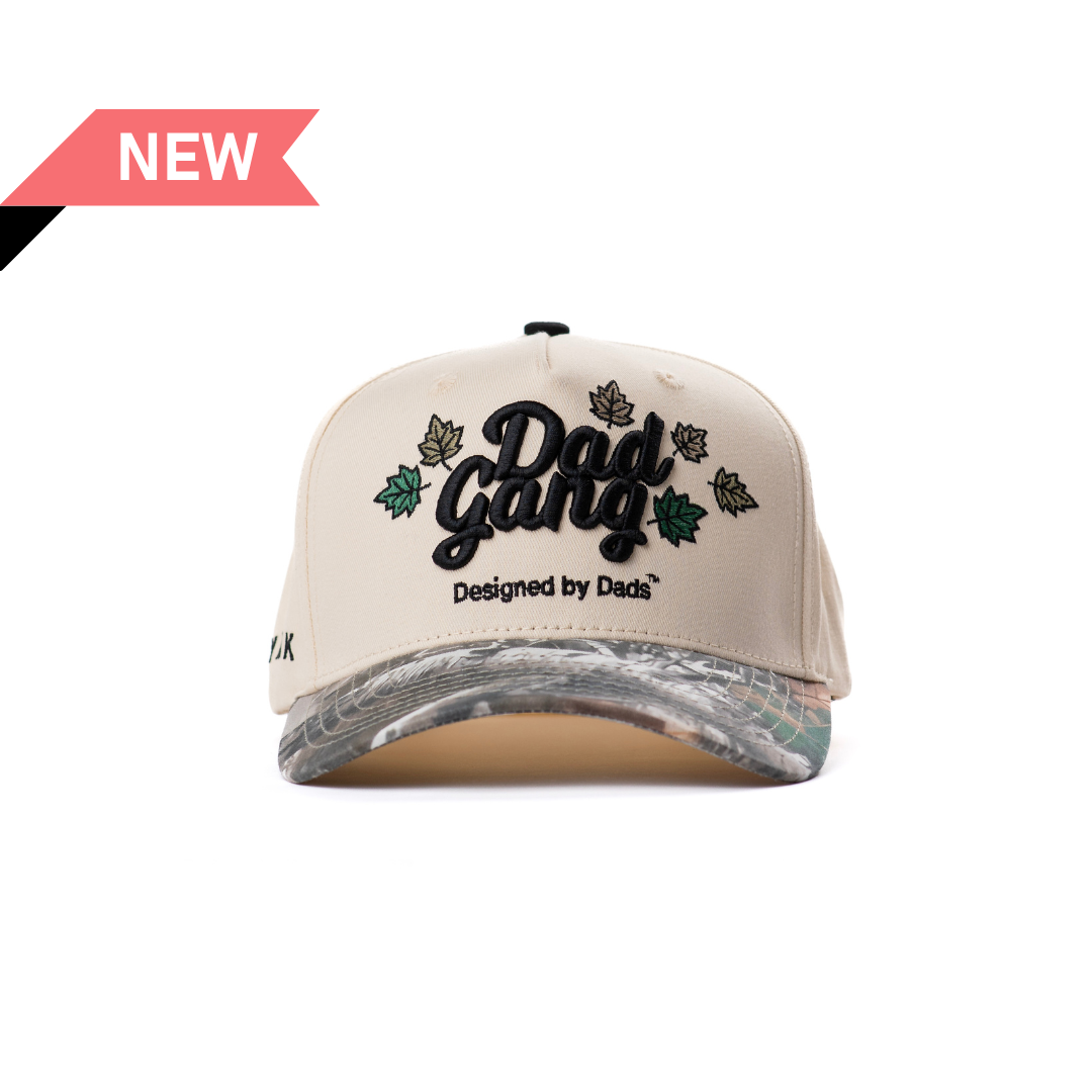 Leaf it to Dad Hat (Cream/Camo)