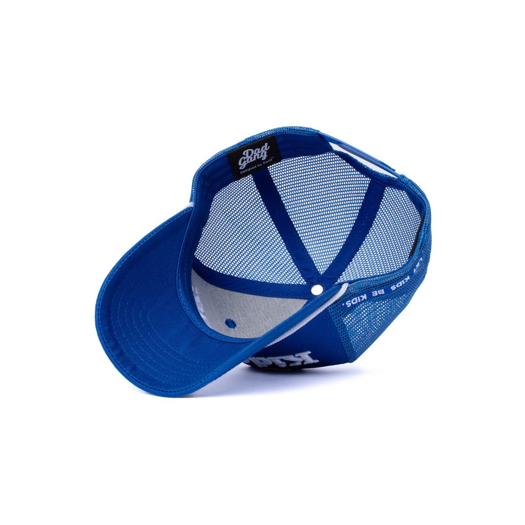 Kid Gang Wordmark - Blue Trucker