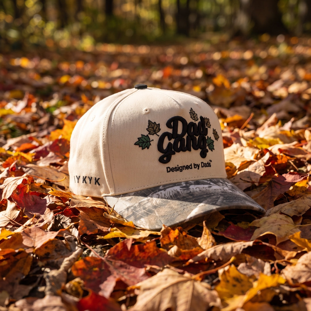 Leaf it to Dad Hat (Cream/Camo)