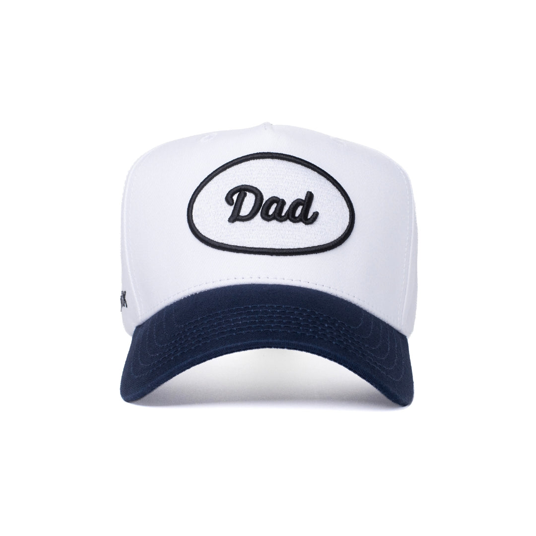 Just Dad - White/Navy