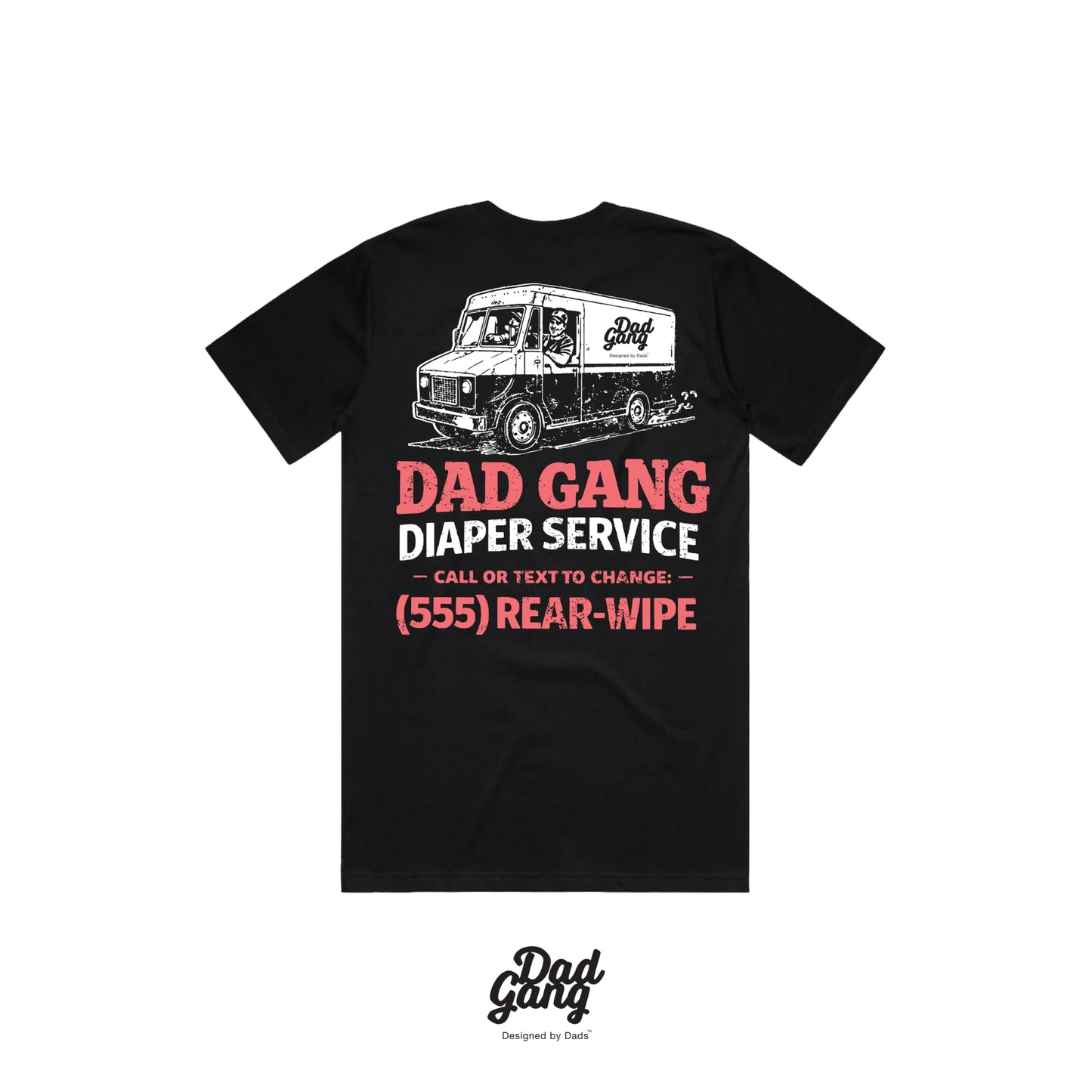 DG Tee - Diaper Service Black