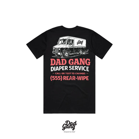 DG Tee - Diaper Service Black