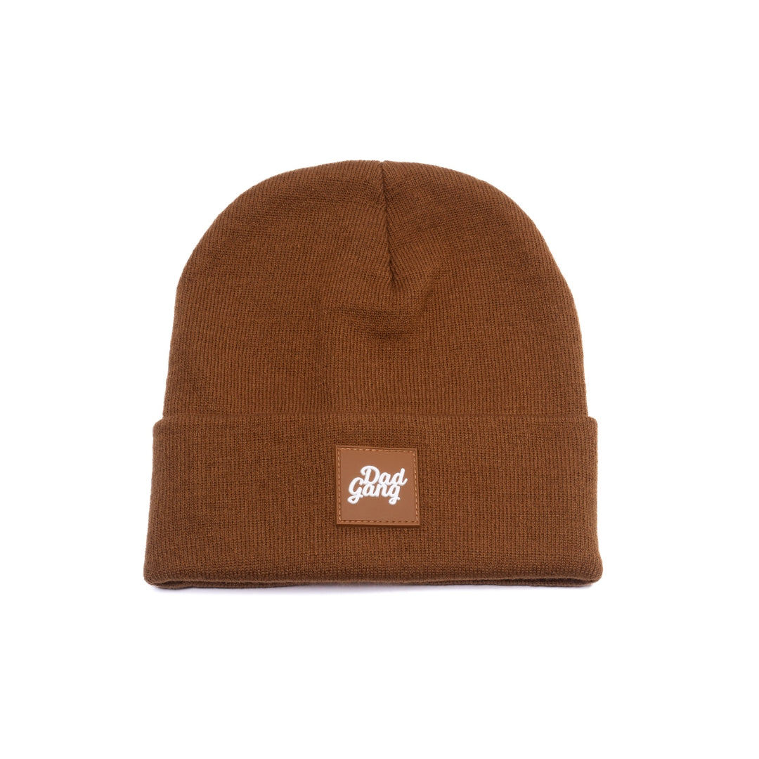 Dad Gang Logo Beanie - Rust/Burnt Orange