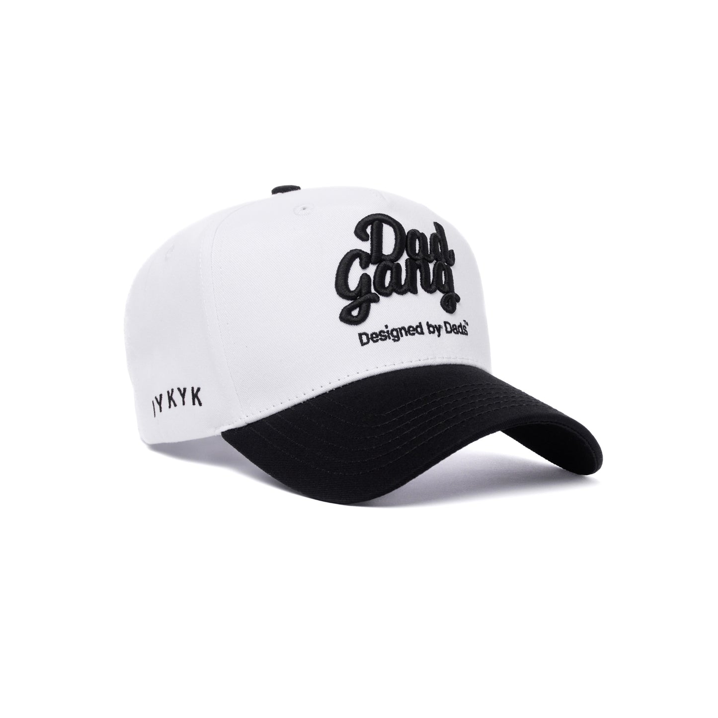 White & Black Logo Hat