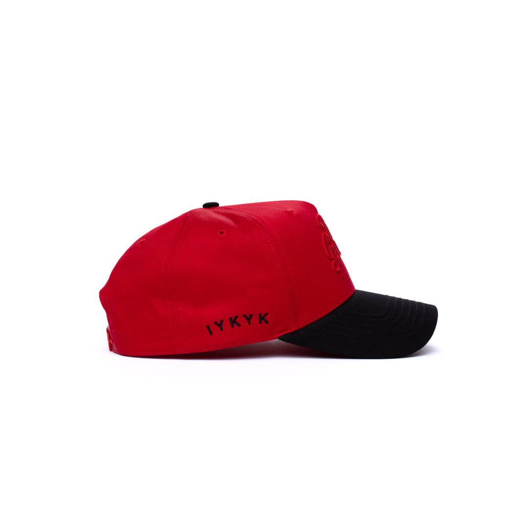 Red on Red (Black Brim)