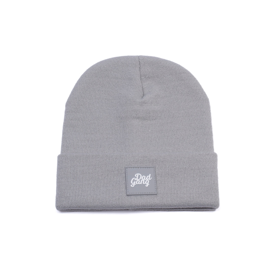 Dad Gang Logo Breanie - Gray