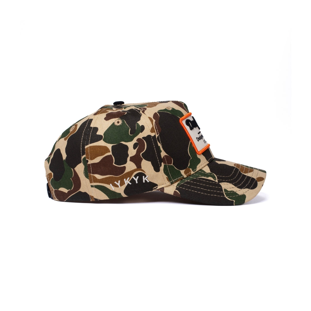 The Garage Hat - Duck Camo/Orange