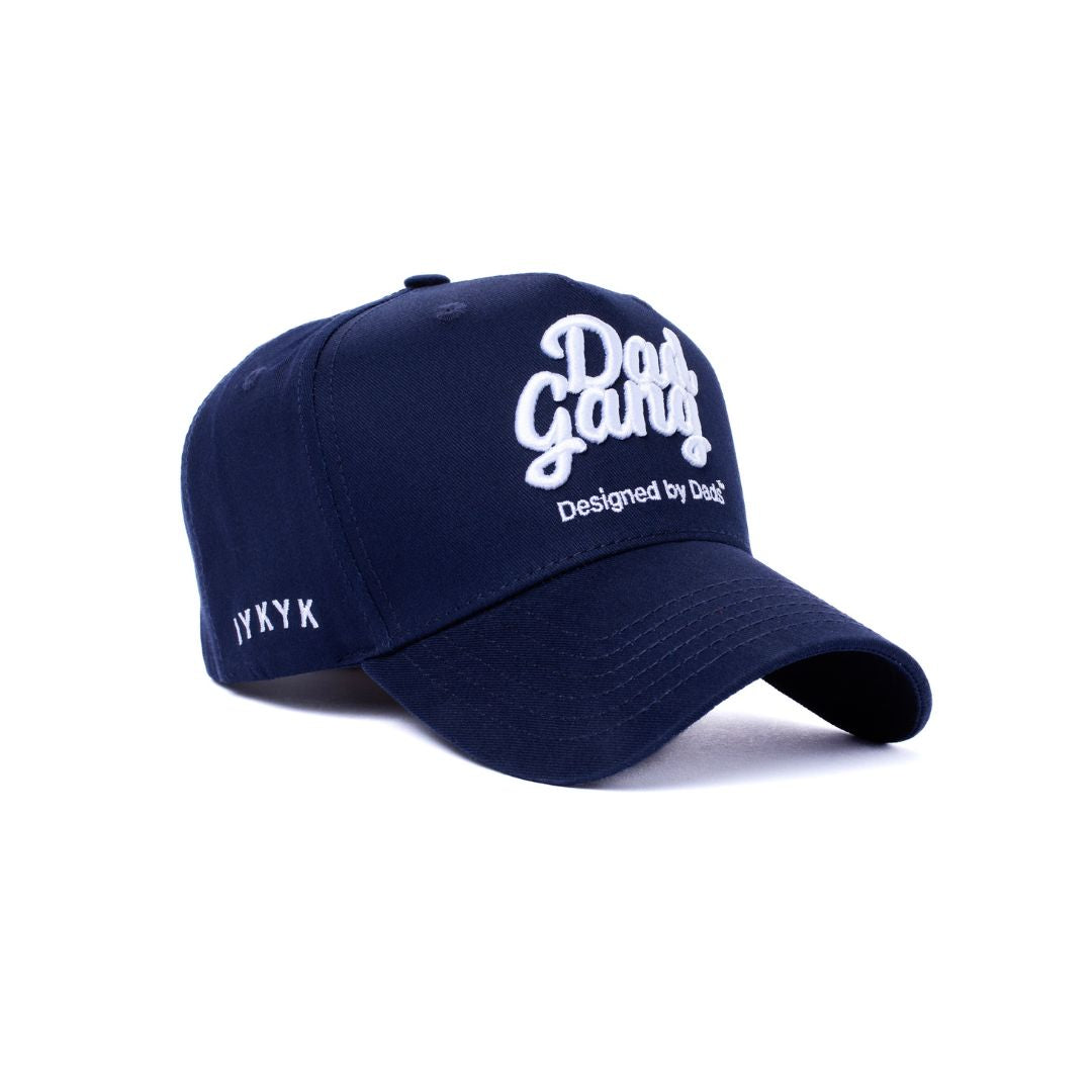 Navy & White Logo Hat – dadgang.co