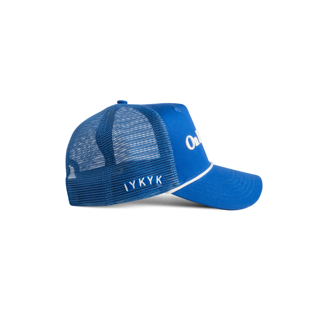 "On Dad Duty" Blue Trucker Hat
