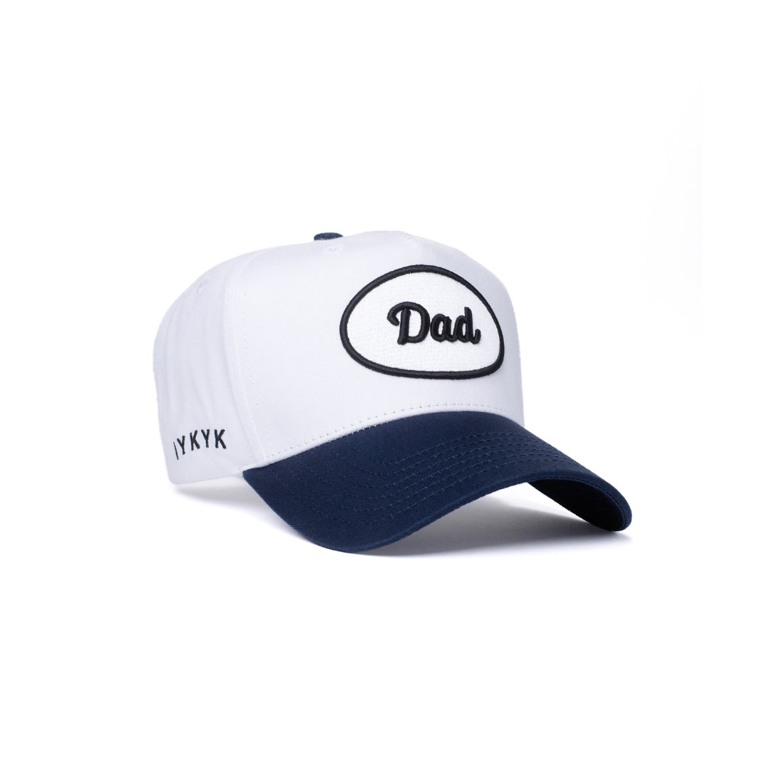 Just Dad - White/Navy