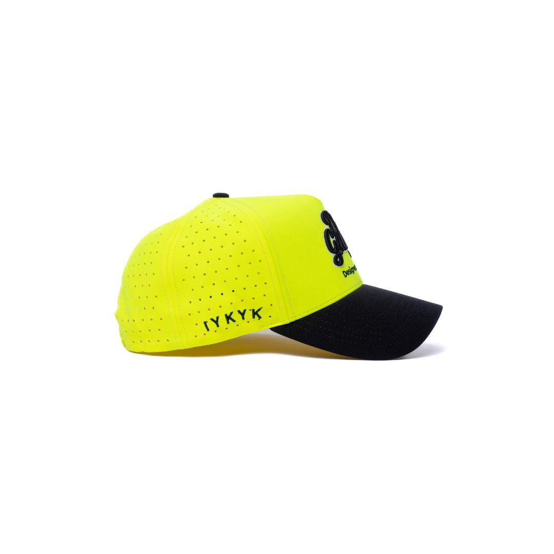 Brook 蛍光イエロー　cap Neon Yellow Logo Hat – dadgang.co