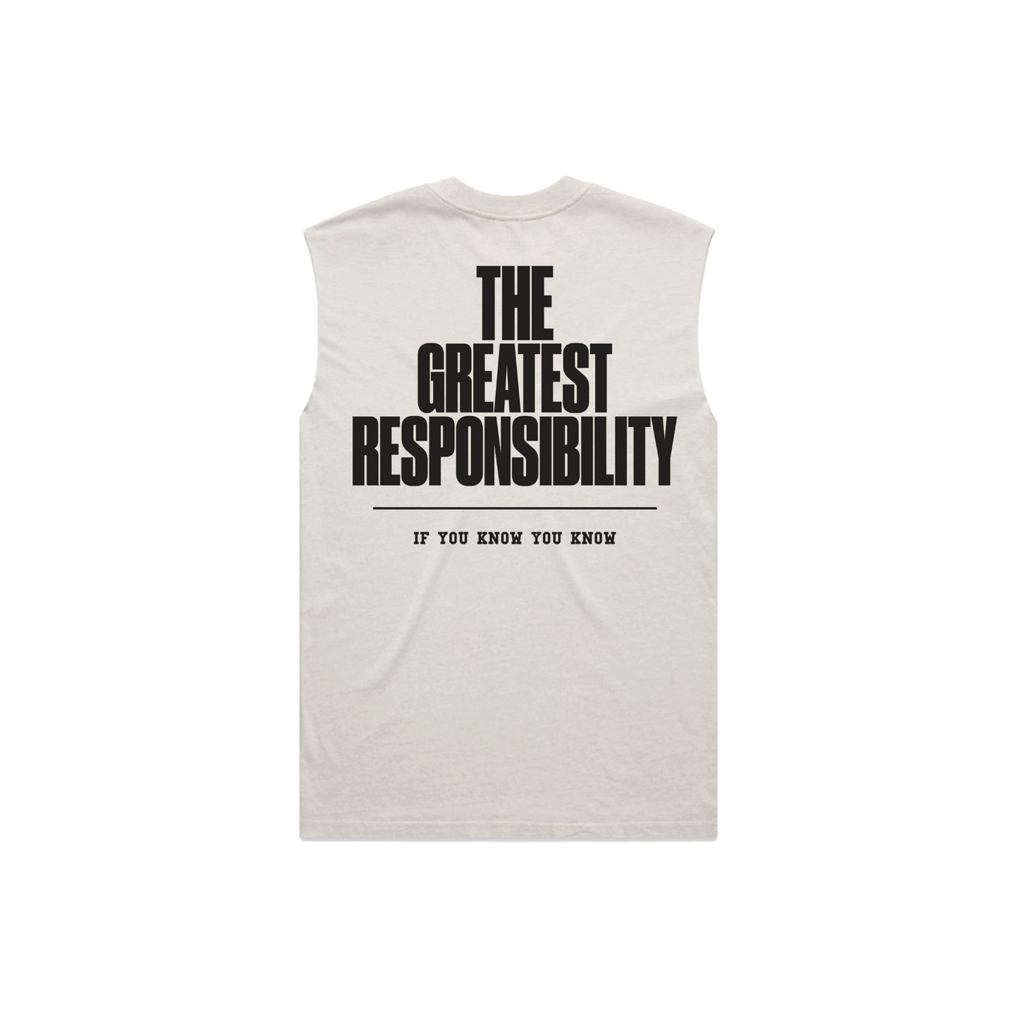 DG Tank - The Greatest Responsibility | Faded Bone