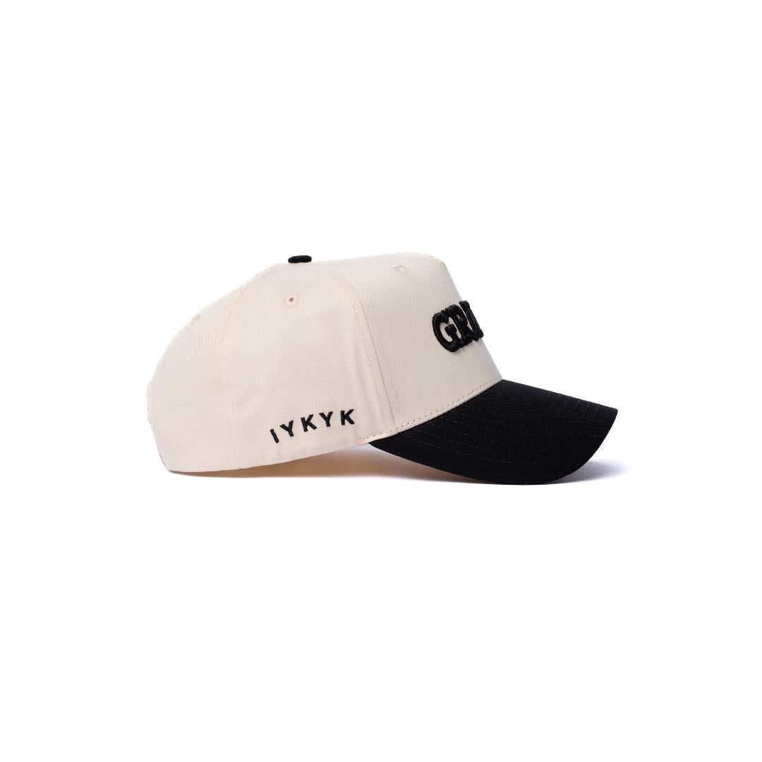 Gramps Hat (Cream/Black)