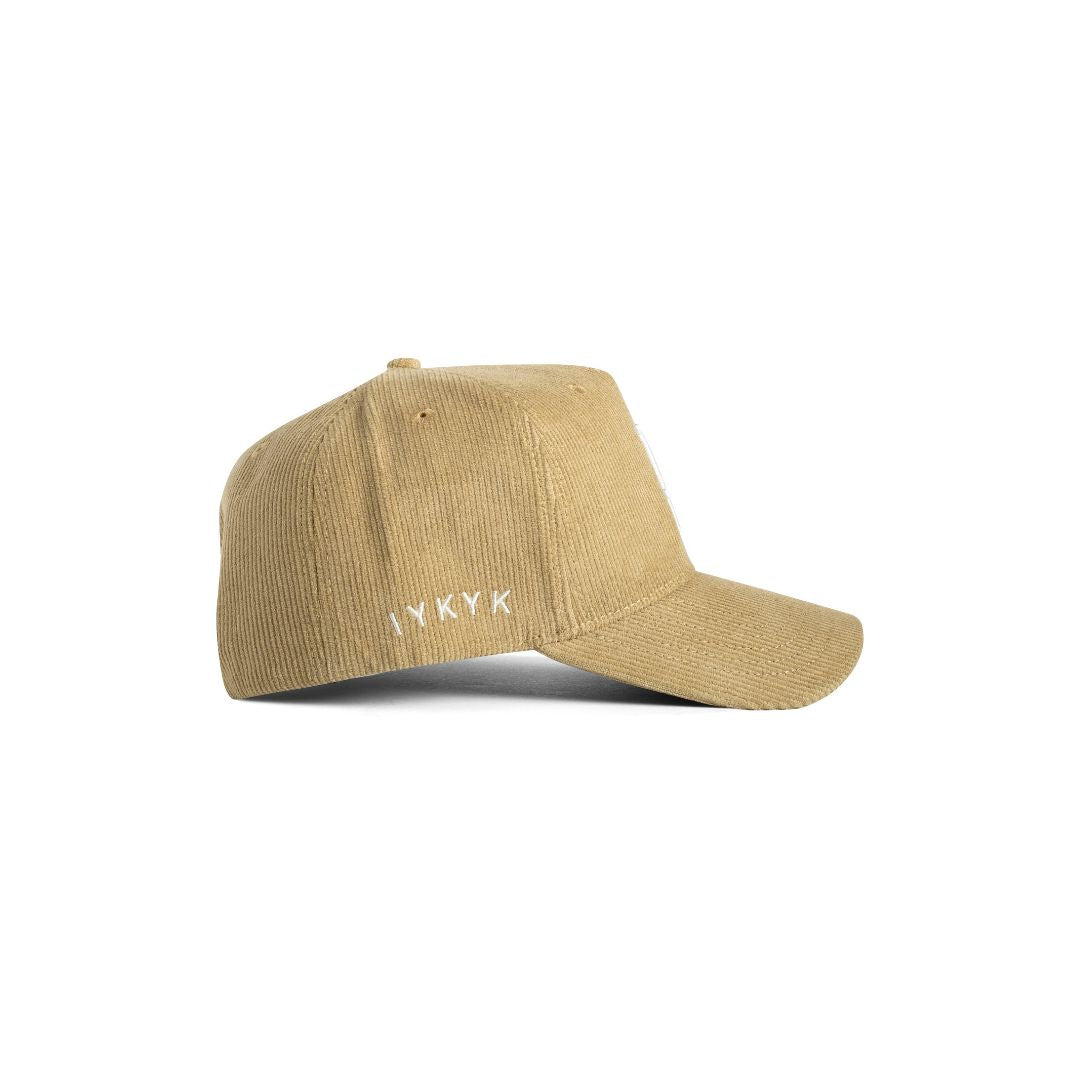 CORDADROY Tan DG Logo Snapback