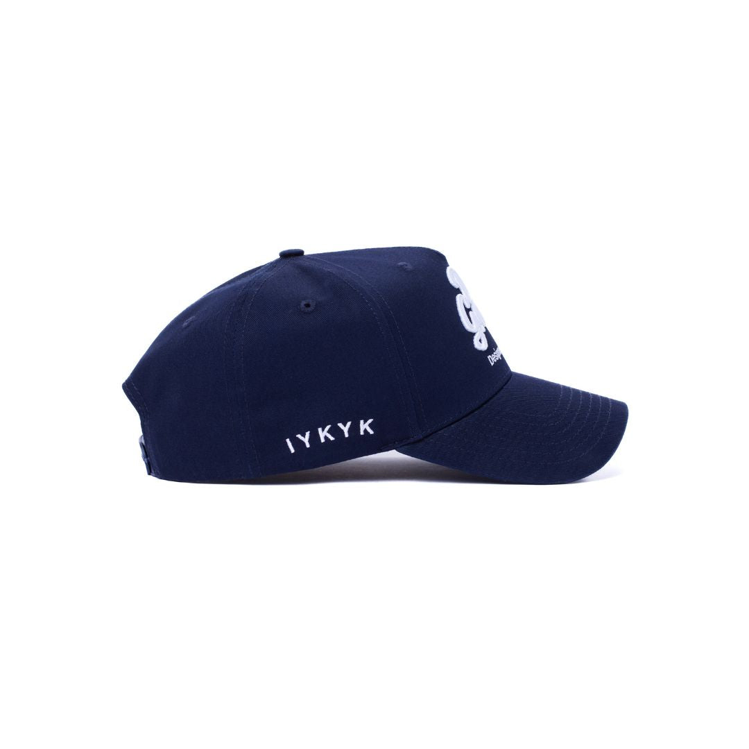 Navy & White Logo Hat