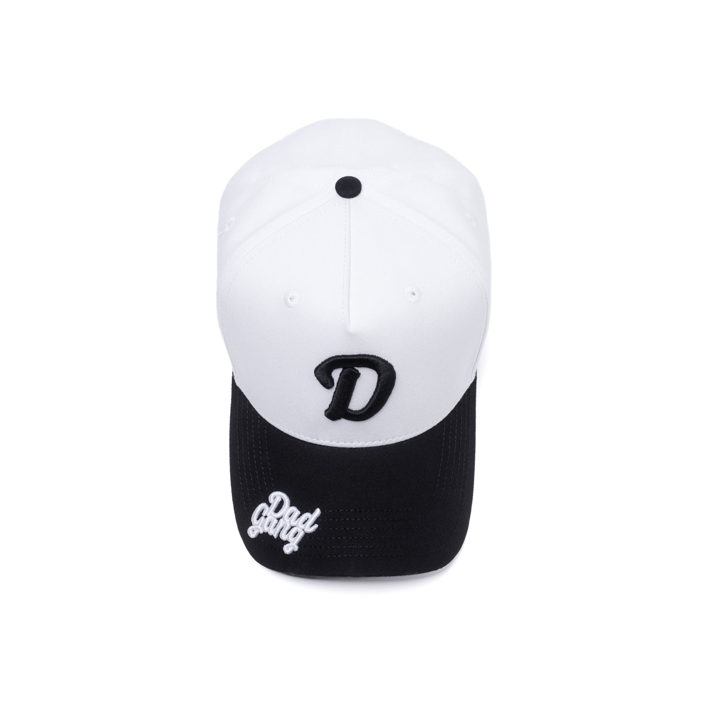 On The Brim - White/Black Logo