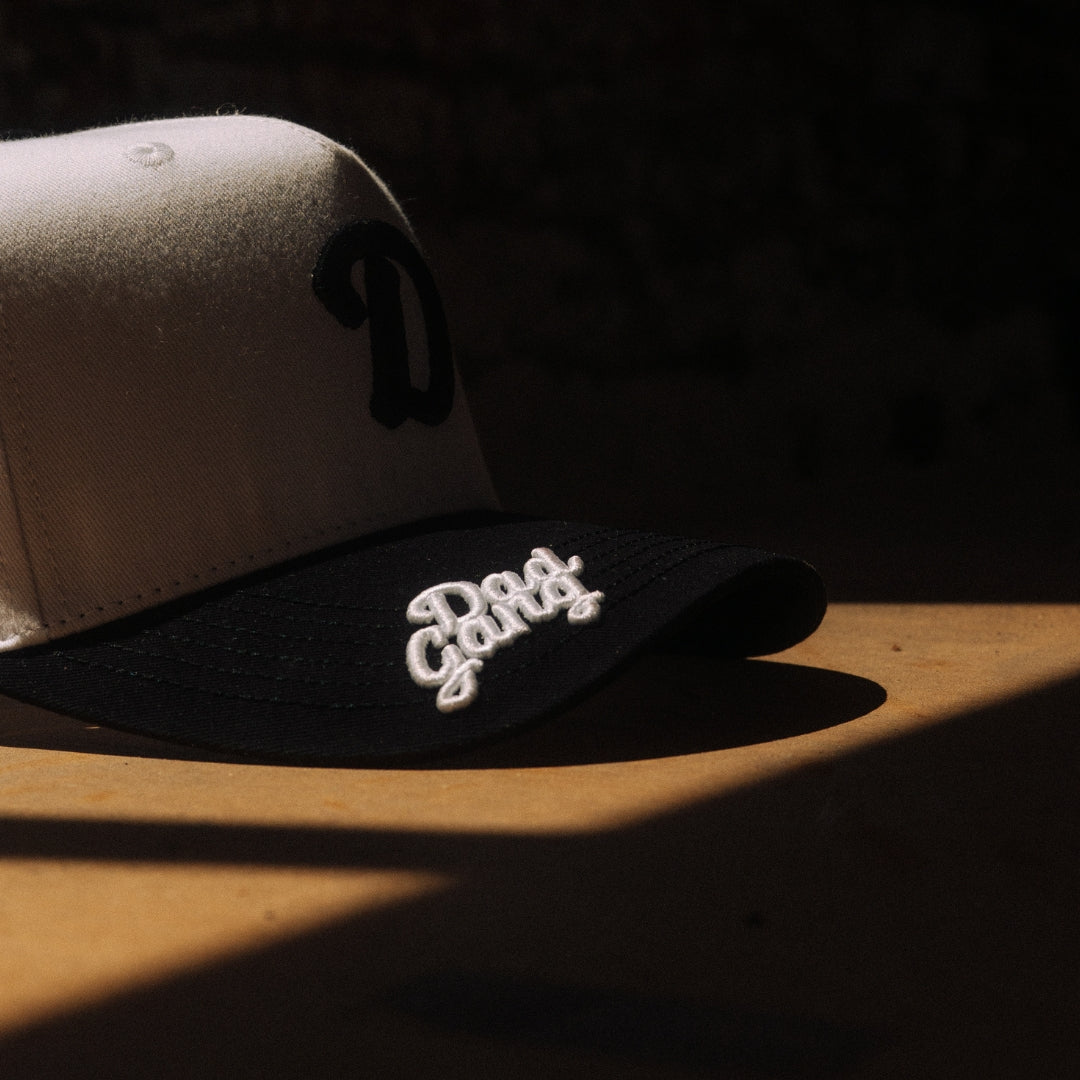 On The Brim - White/Black Logo