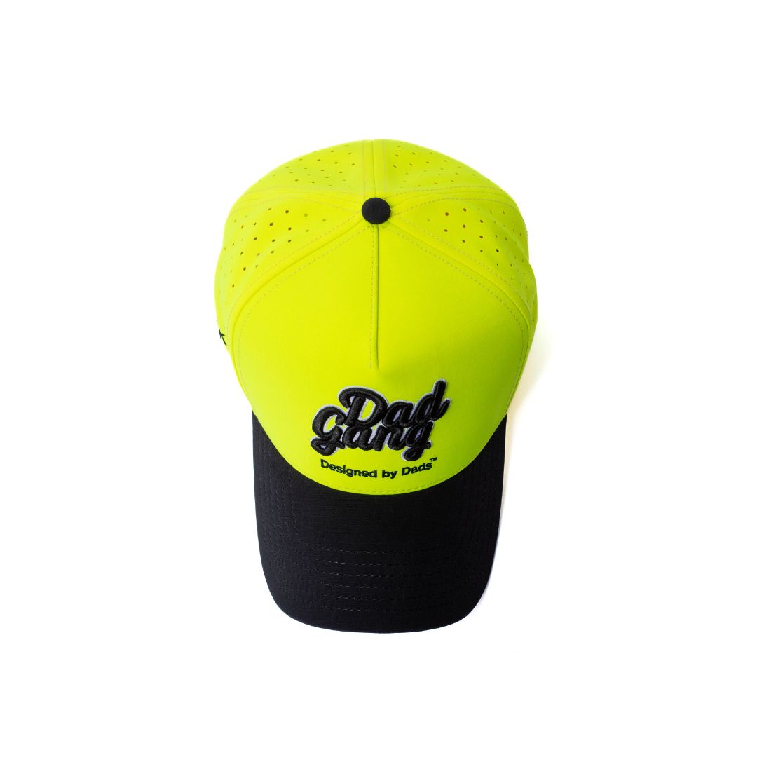 Neon Yellow Logo Hat – dadgang.co