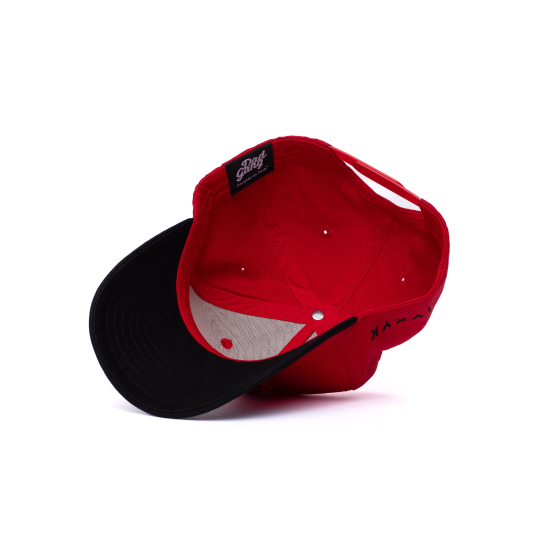 Red on Red (Black Brim)