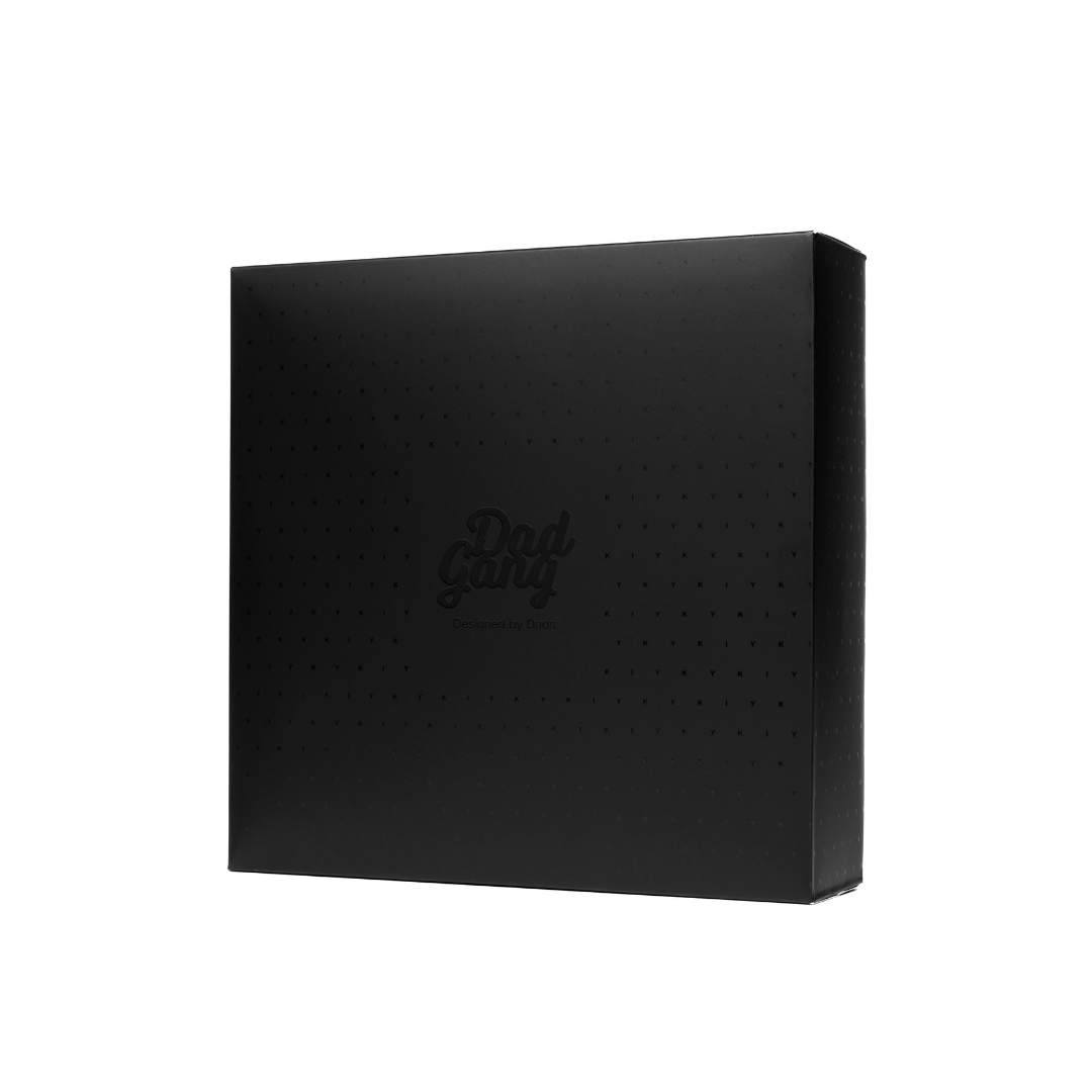 Dad Gang Beanie Box (Black and Olive) 2 Pack