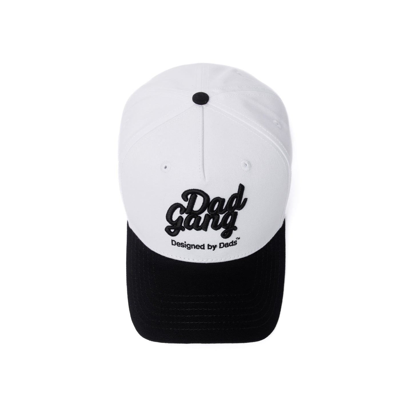 White & Black Logo Hat