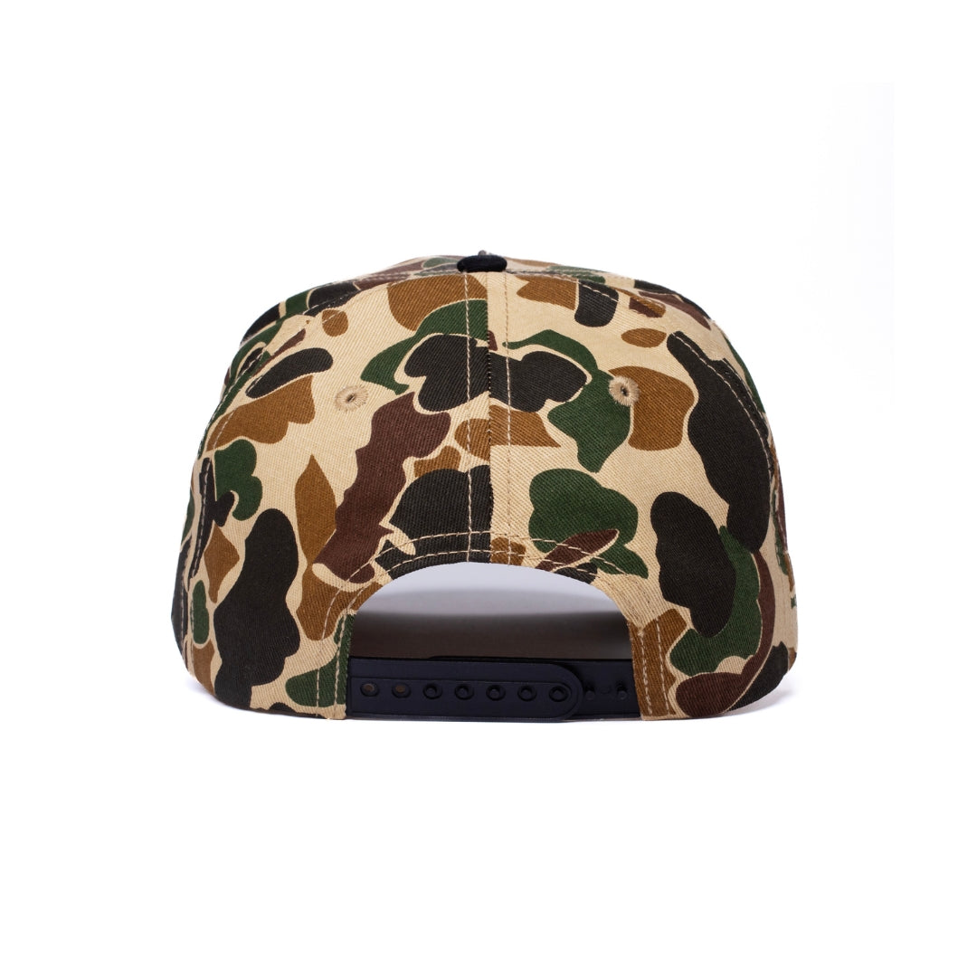 The Garage Hat - Duck Camo/Orange