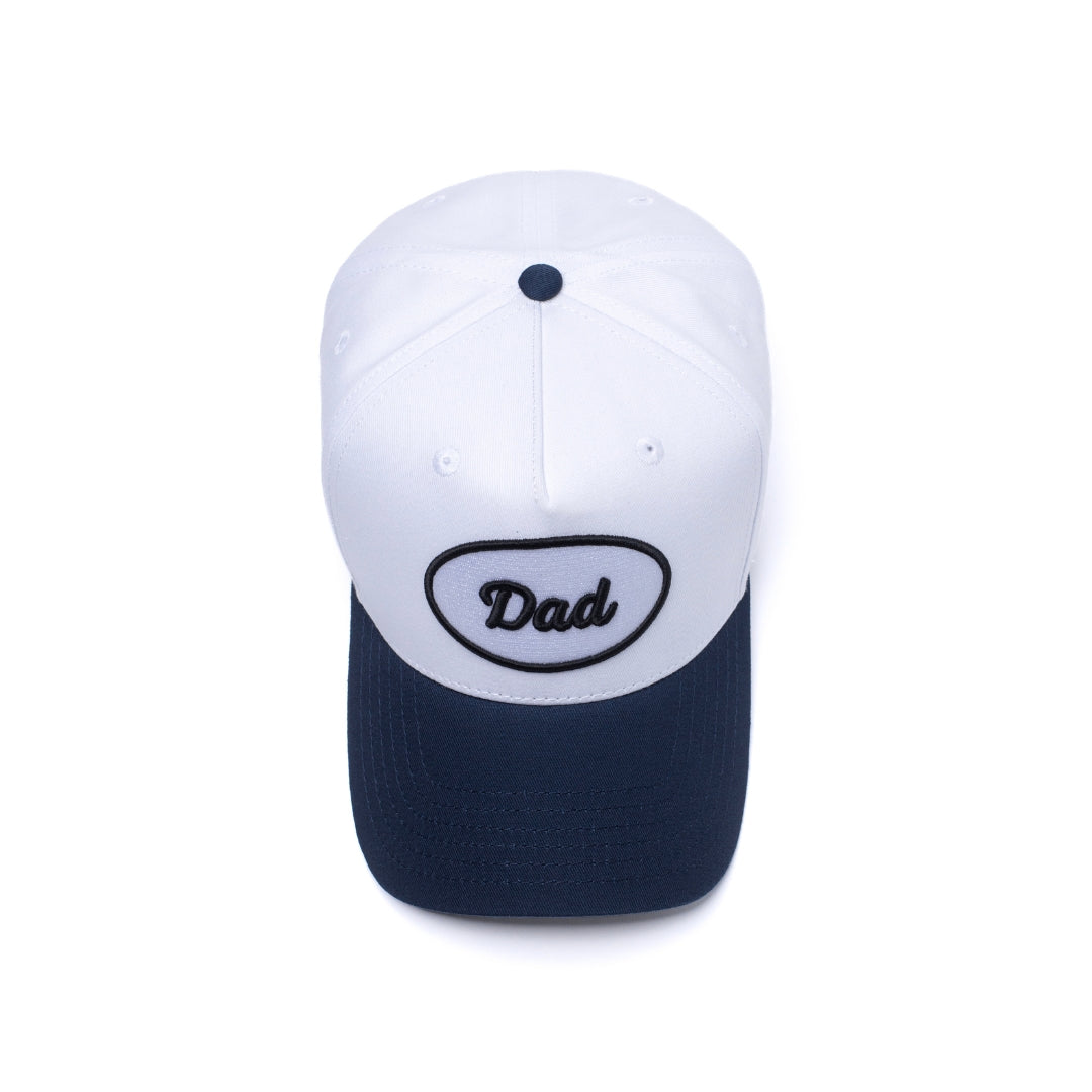 Just Dad - White/Navy