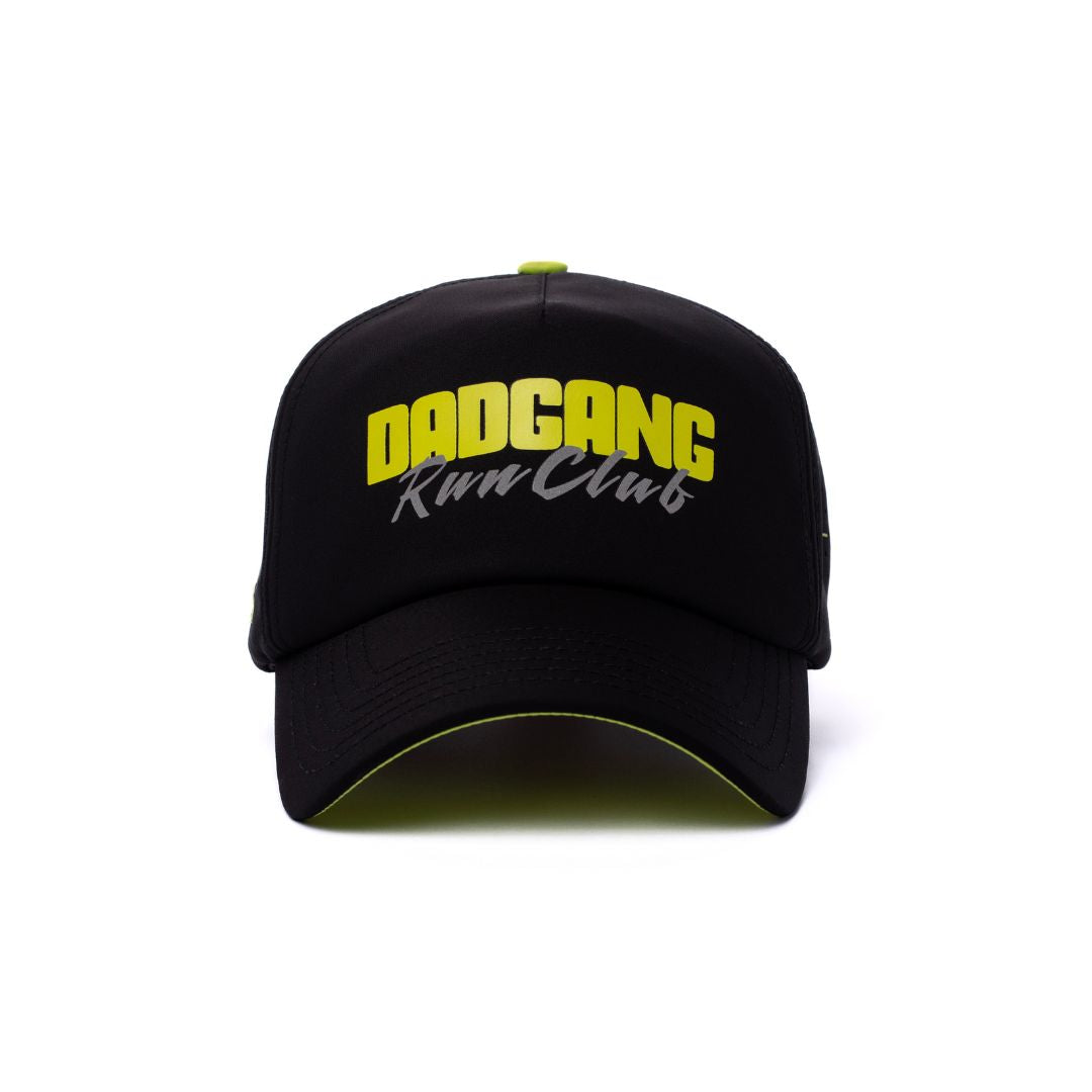 Dad Gang Run Club - Black & Neon Yellow